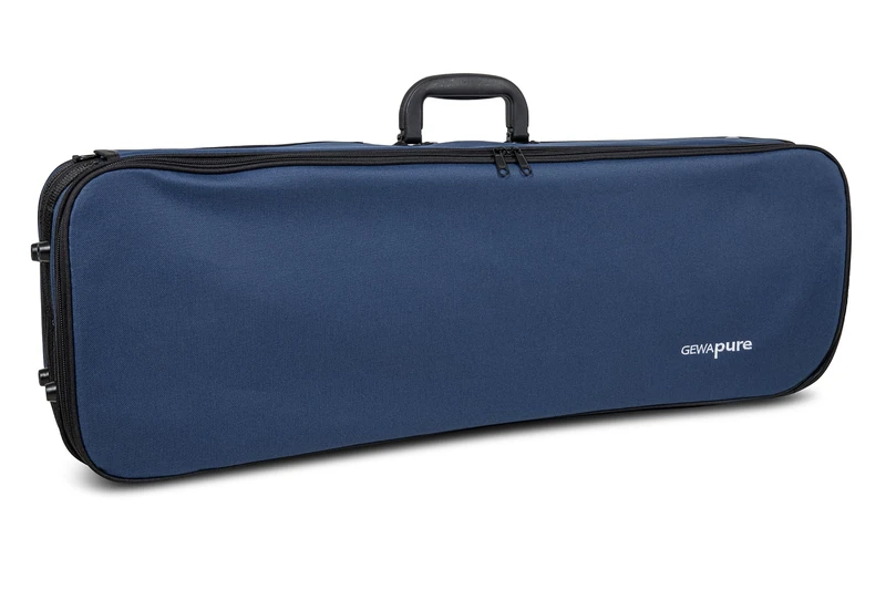 PURE GEWA Violin Case in dark blue 1/2
