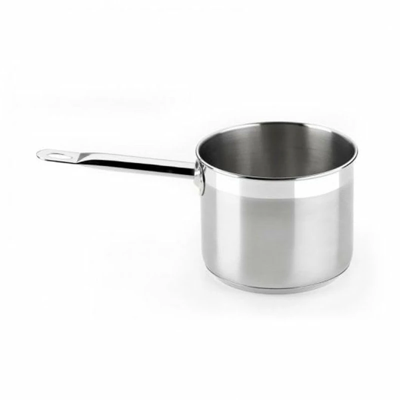 Braisogona Professional Stainless Steel Tall Sauce Pan, 16 cm, Silver - Image 1