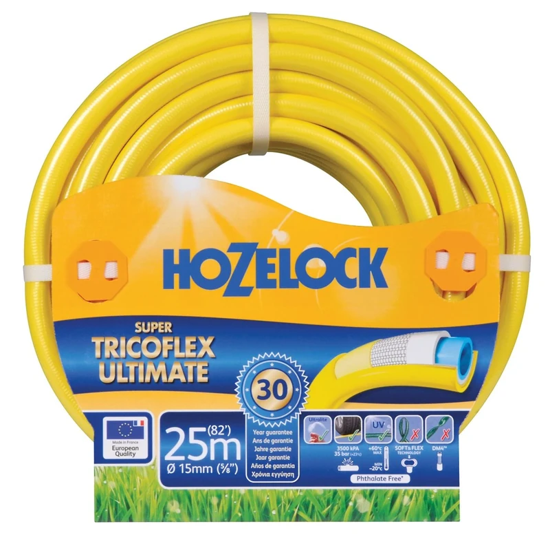HOZELOCK - SUPER TRICOFLEX JAUNE 15-25M - 139071