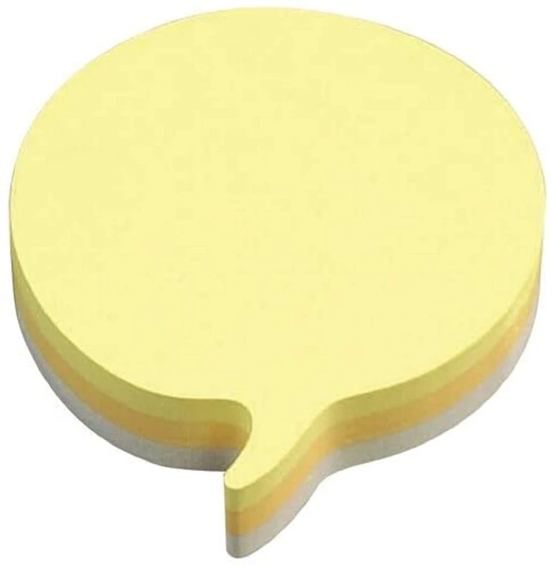 Postit 3M79170 Cube Speech Bubble Note Pad - Yellow