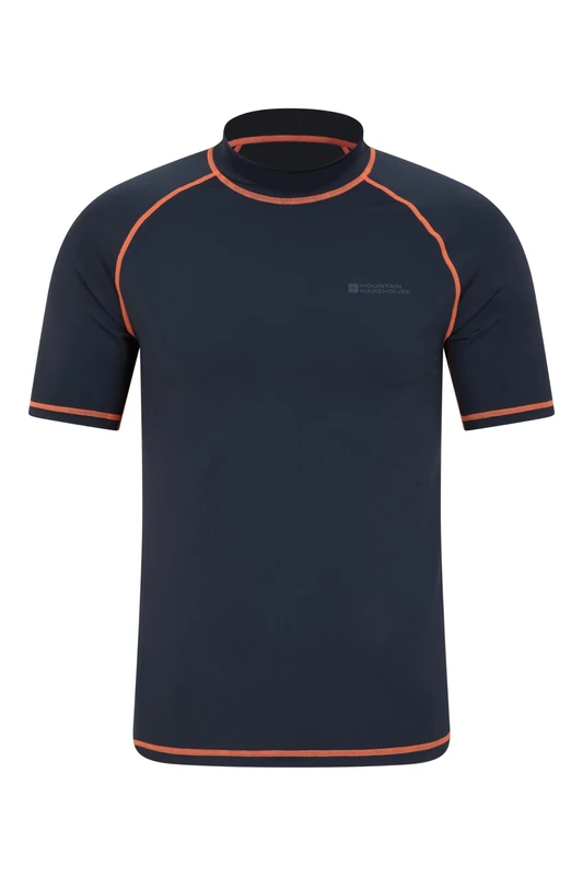 Mountain Warehouse Mens UV Rash Vest - UPF 50+ Navy S