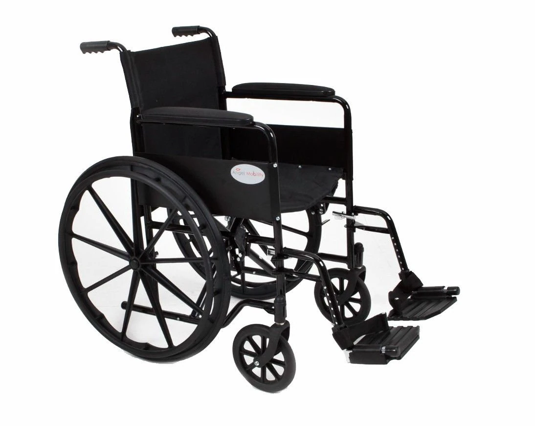 Stylish Black Sport Self - Propelled Lightweight Folding Wheelchair AMW0046BF Fast Delivery