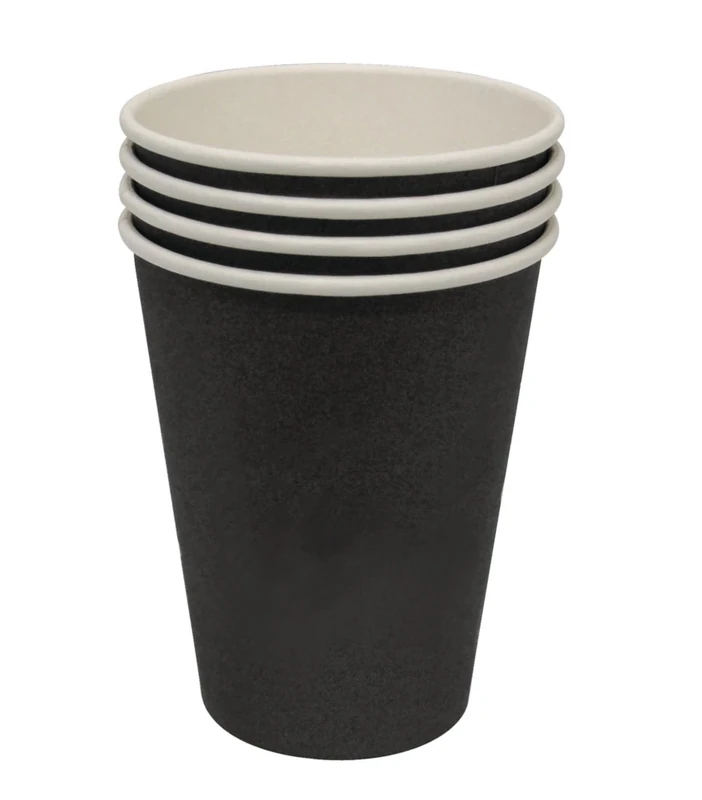 Fiesta Hot Cups Single Wall Black - 340ml (12oz) (Sleeve 1000)