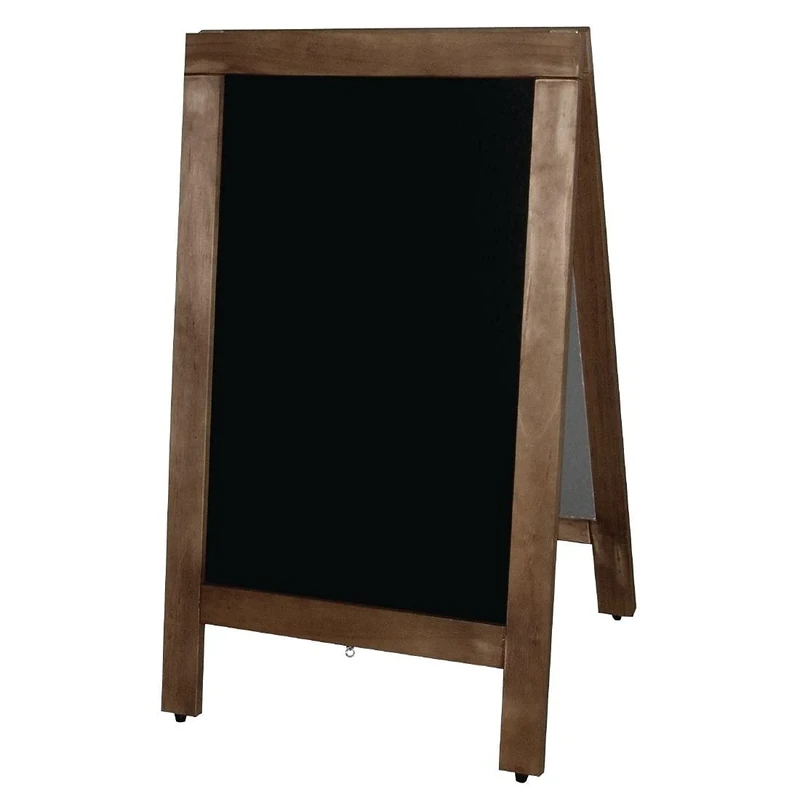 Olympia Pavement Chalkboard A-Frame and Double Sided Made of Melamine 500x850mm