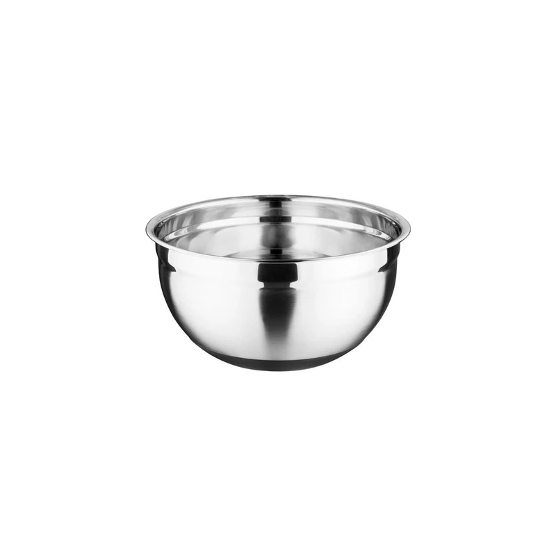 Vogue Stainless Steel Mixing Bowl with Non-Slip Silicone Base 8Ltr GG023