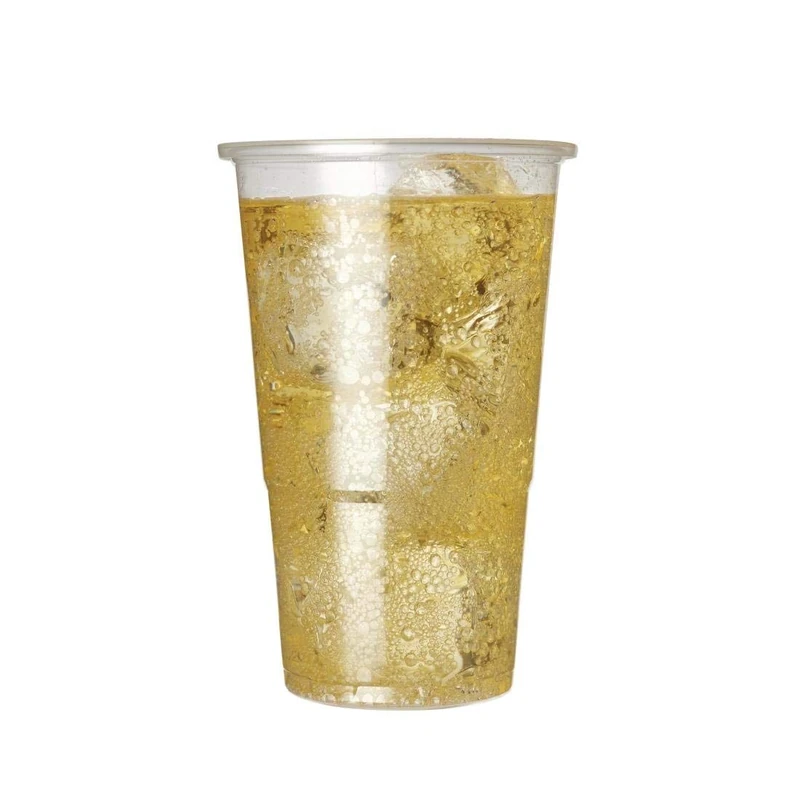 Plastico AP200-10 Tumbler Flex-Glass, 1/2 pint Stamped to Line (Pack of 1000)