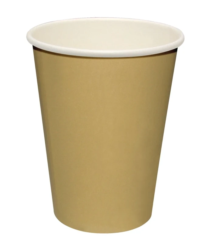 Fiesta Recyclable Hot Cups Single Wall Kraft - 340ml (12oz) (Box 1000)