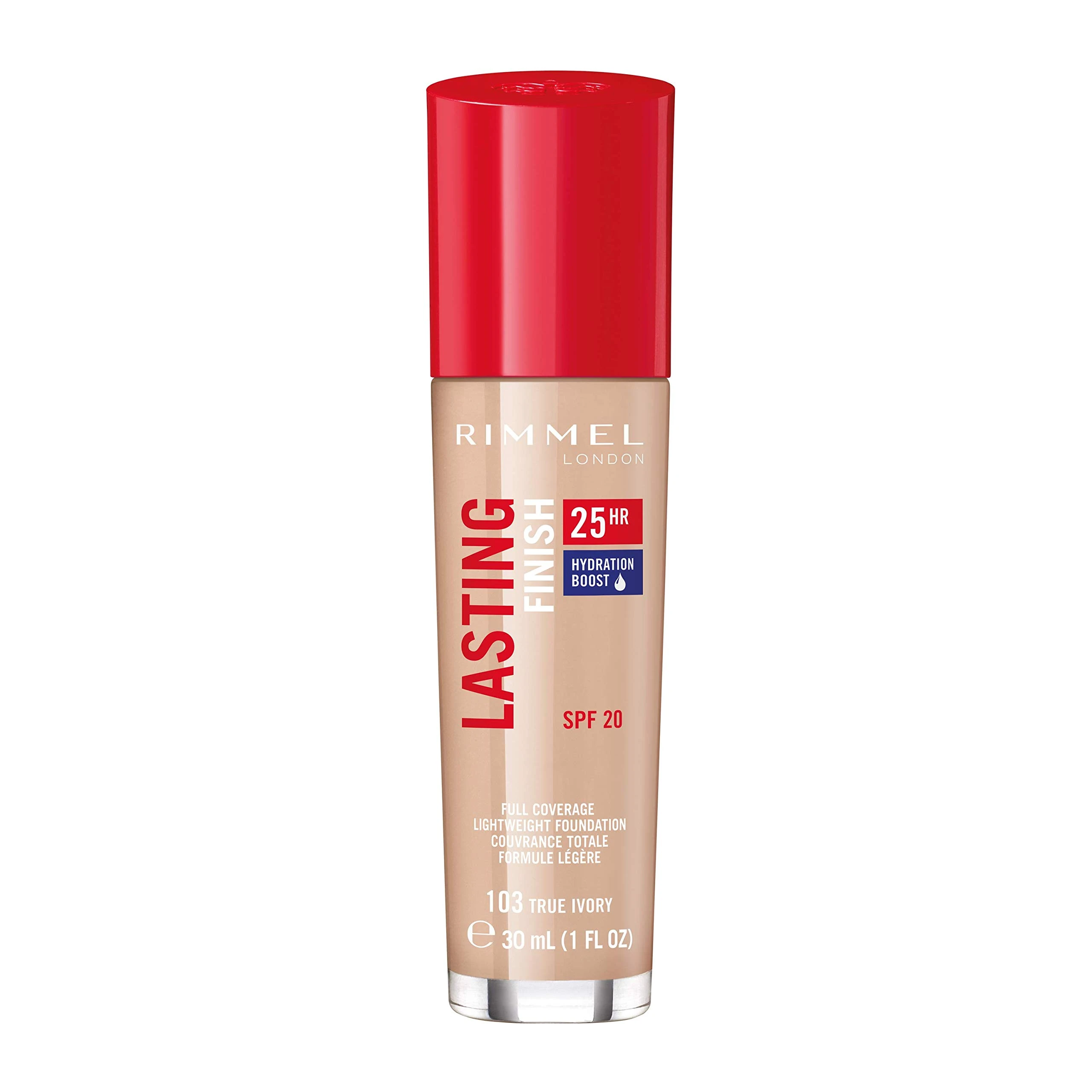 Old Product & Packaging - Rimmel Lasting Finish 25 Hour Foundation True Ivory