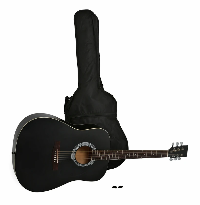 Juan Miguel Navarrez acoustic guitar, black, incl. bag