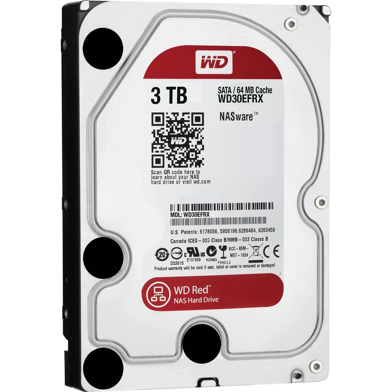 Western Digital WD Red 3TB NAS Hard Drive - 7200RPM SATA 6Gb/s