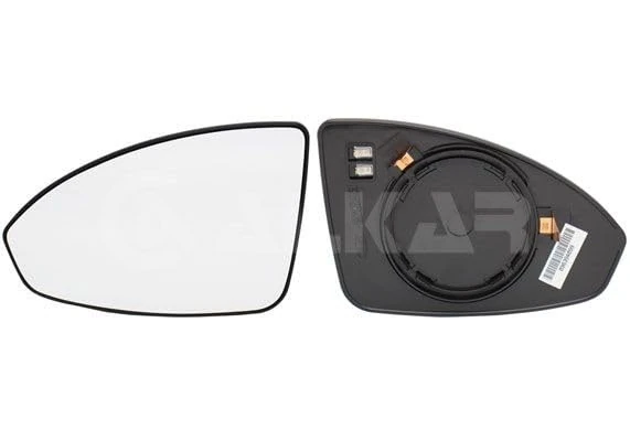Alkar 6431454 Outside Heated Convex Mirror Glass with Holder