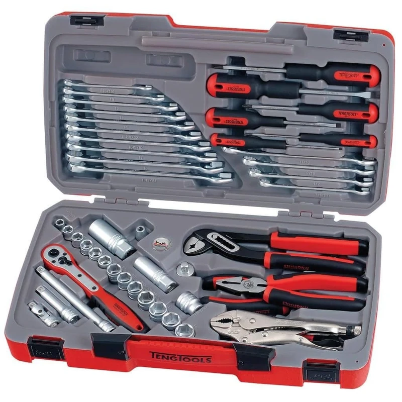 Teng T3848 3/8-Inch Square Drive Socket And Tool Set (48-Piece)