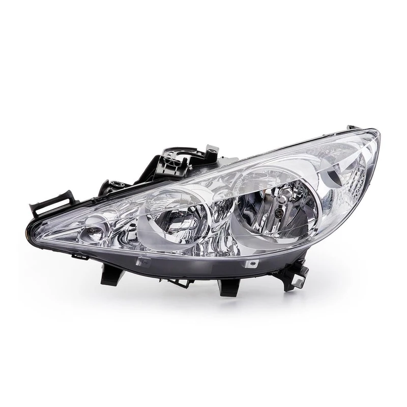 Depo 2751283 Electrical Car Headlamp Headlight H7/ H1 - Chrome Car Light