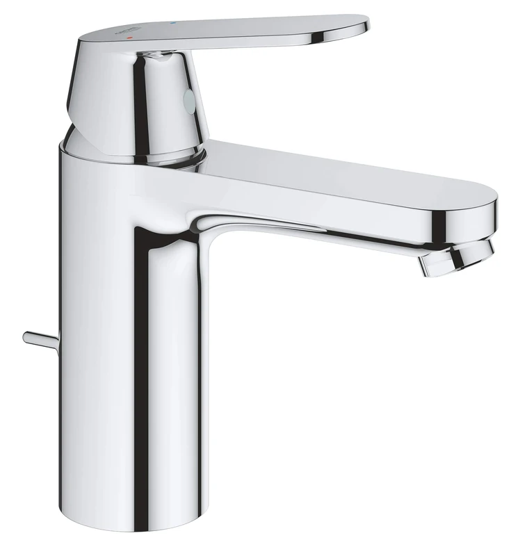 GROHE 23325000 Eurosmart Cosmopolitan Bathroom Tap (Pop-Up Waste and High Spout), Medium