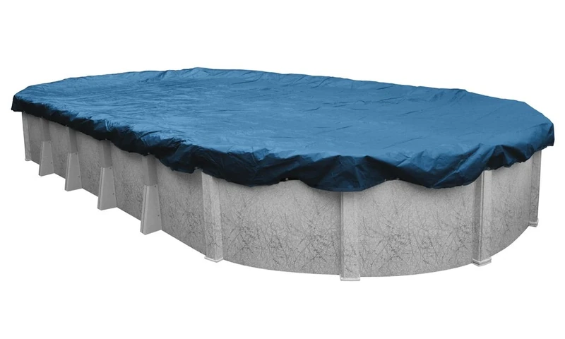 Robelle 351224-4 Super Winter Pool Cover for Oval Above Ground Swimming Pools, 12 x 24-ft. Pool