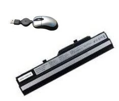 Amsahr Replacement Laptop Battery for LEN 02DL014, 02DL013, 3ICP5/88/73, L18L3PD1, L18M3PD1 | Includes Mini Optical Mouse