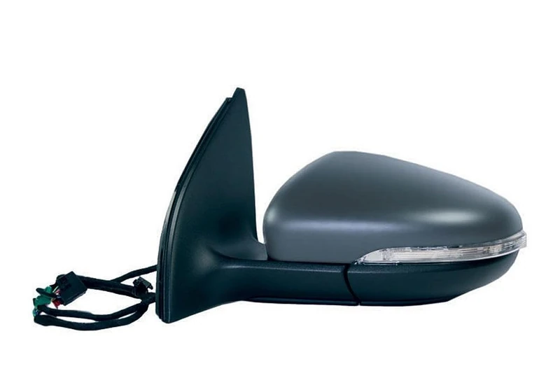 Alkar 6129124 11-Pin Outside Complete Electrically Foldable/Electric Heated Primed Aspherical Mirror with Blinker/Courtesy Light