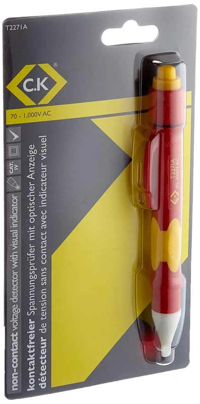 C.K T2271A Non-Contact Voltage Detector - Red LED, 70-1000V AC