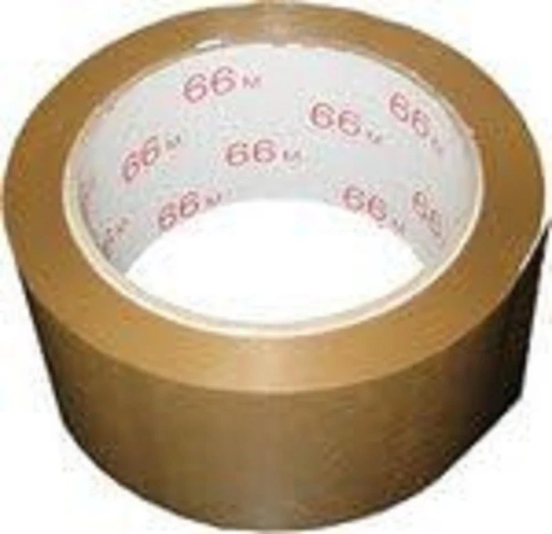 Antalis 4025648703904 Self-Adhesive Tapes Low Noise PVC 50 mm x 66 00 m Natural Rubber Box of 36 Brown