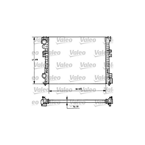 Valeo Service 731166 Radiator
