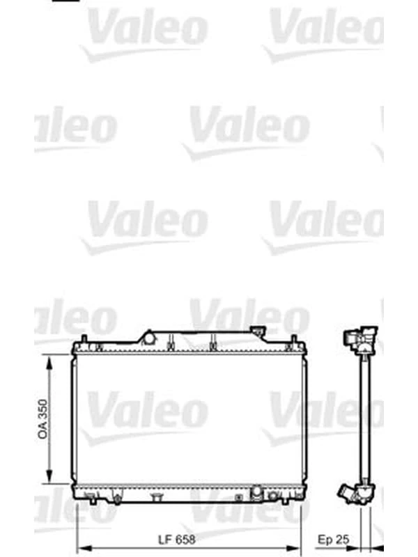 Valeo Radiator, Engine Cooling 734702
