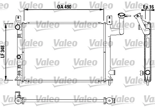 Valeo Service 730404 Radiator