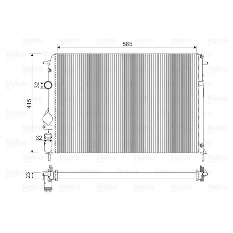 Valeo Service 732866 Radiator