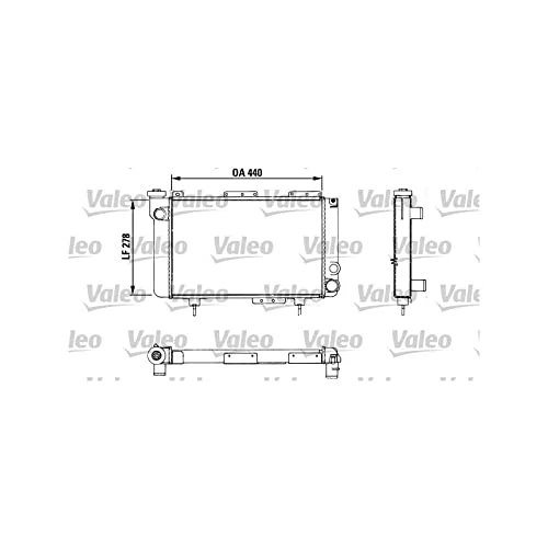 Valeo Service 883463 Radiator