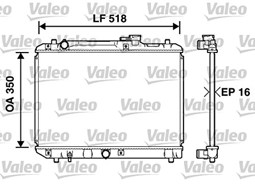 Valeo Service 732750 Radiator - Image 1