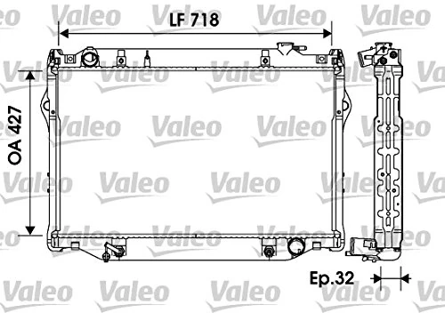 Valeo Service 734185 Radiator