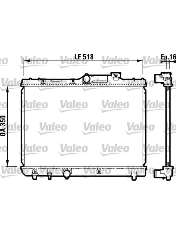 Valeo Service 732614 Radiator