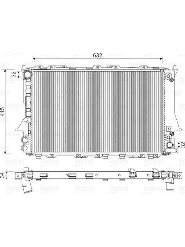 Valeo Service 731549 Radiator