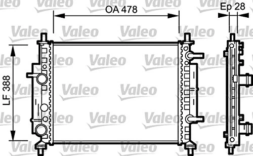 Valeo Service 734768 Radiator
