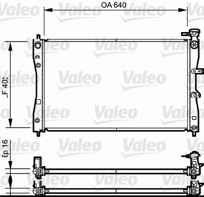 Valeo Service 735055 Radiator