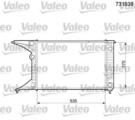 Valeo Service 731839 Radiator
