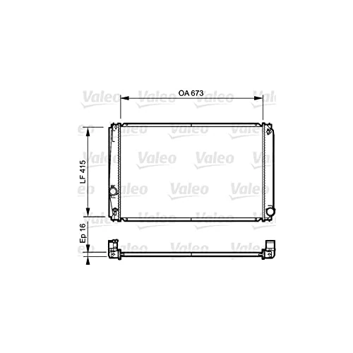 Valeo Radiator, Engine Cooling 735215