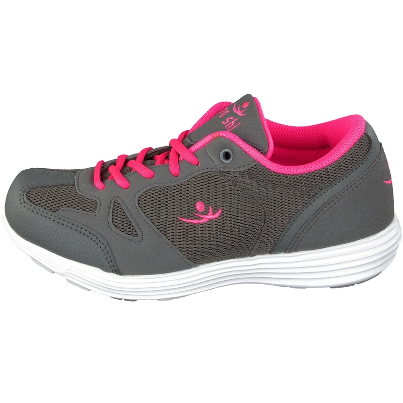 chung shi Women's Duxfree Savannah Sneaker, Grau/Pink, 38 EU (5,0 UK) - Image 1