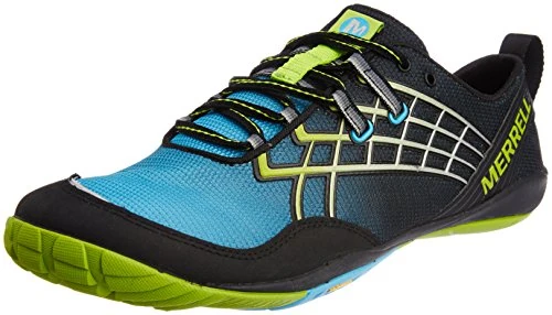 Merrell Trail Glove 2, Men's Trail Running Shoes, J06271, Black (Black/Sky Blue), 9 UK - Image 1