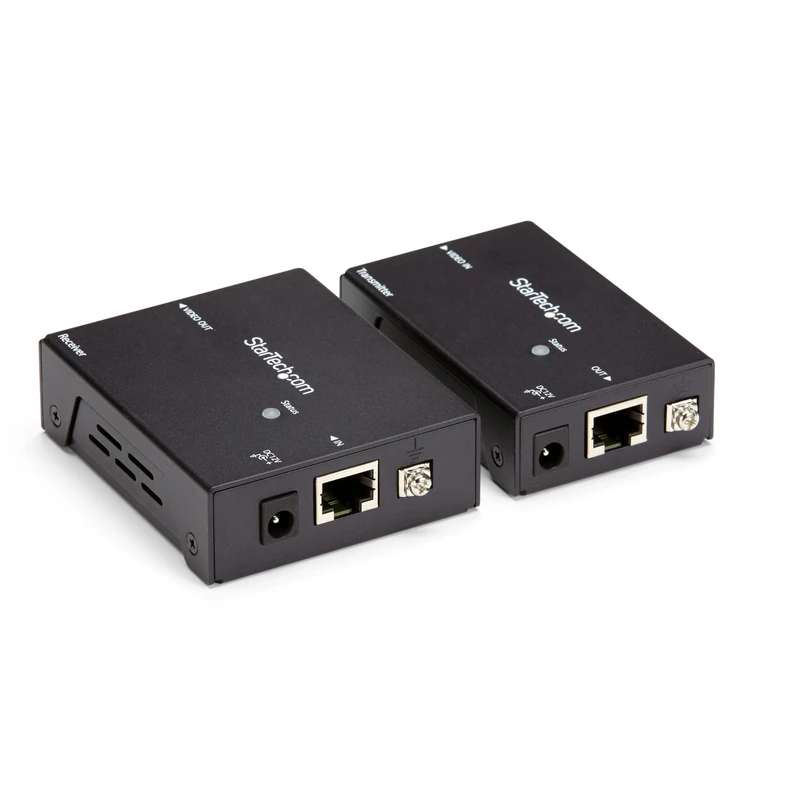 StarTech.com HDMI over CAT5/CAT6 Ethernet Extender with HDBaseT - 4K@115ft, 1080p@230ft - HDMI Video Transmitter and Receiver Kit w/ POC (ST121HDBTE)