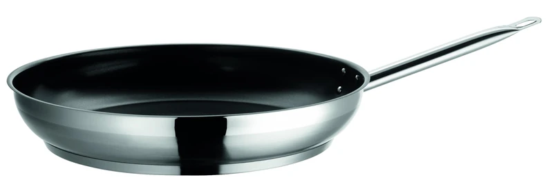 Domestic Professional 811054 Frying Pan with Anti-Stick Coating Diameter 36 cm 0.7 mm Thickness 18/10 Stainless Steel with Ilag Ultimate Protect Pro Coating - Image 1