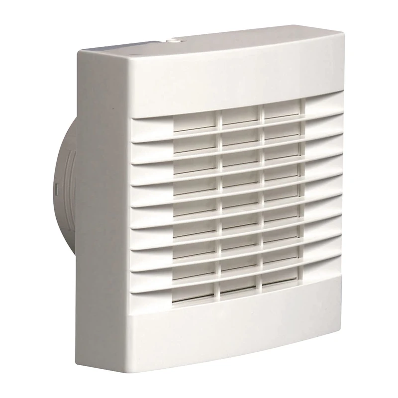 Air Vent 459318A 100MM 4" Bathroom Humidity Extractor Fan With Humidistat, Pullcord And Automatic Shutters