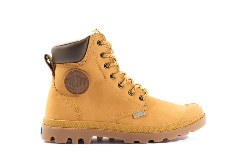 Palladium Pampa Sport Wps, Unisex Adults' Trainers, Jaune (846/Amber Gold/Mid Gum), 5 UK (38 EU)