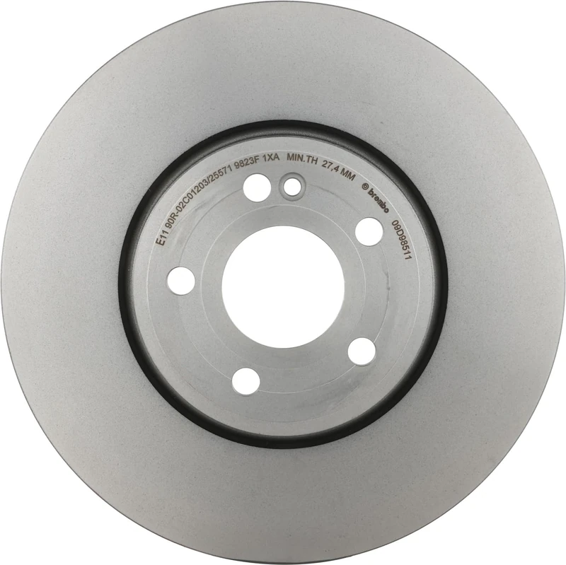 Brembo 09.9768.11 Rear UV Coated Brake Disc - Set of 2