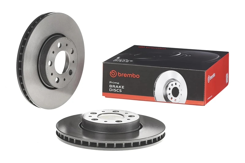 Brembo 09.8633.11 Front UV Coated Brake Disc - Set of 2