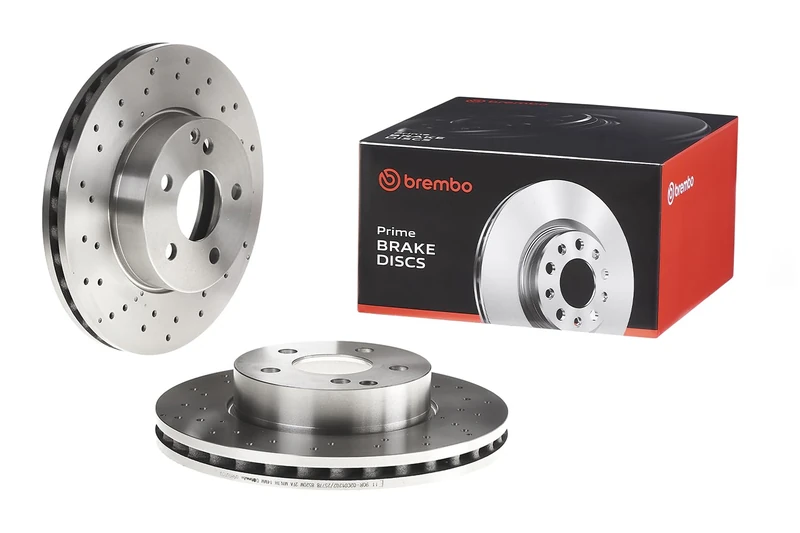 Brembo 09.8969.20 Rear Brake Disc - Set of 2