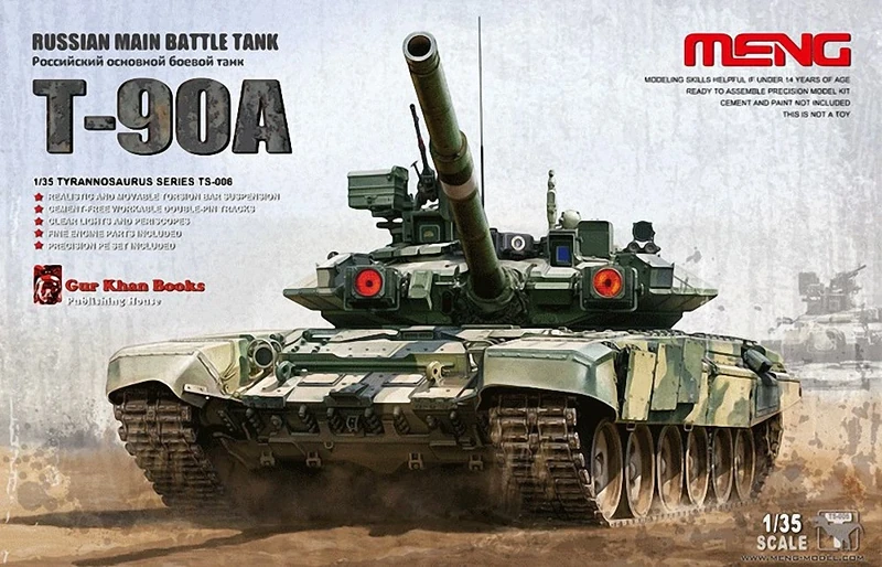 Meng "Model 1:35 Russian T-90 Main Battle Tank Kit (Multi-Colour)