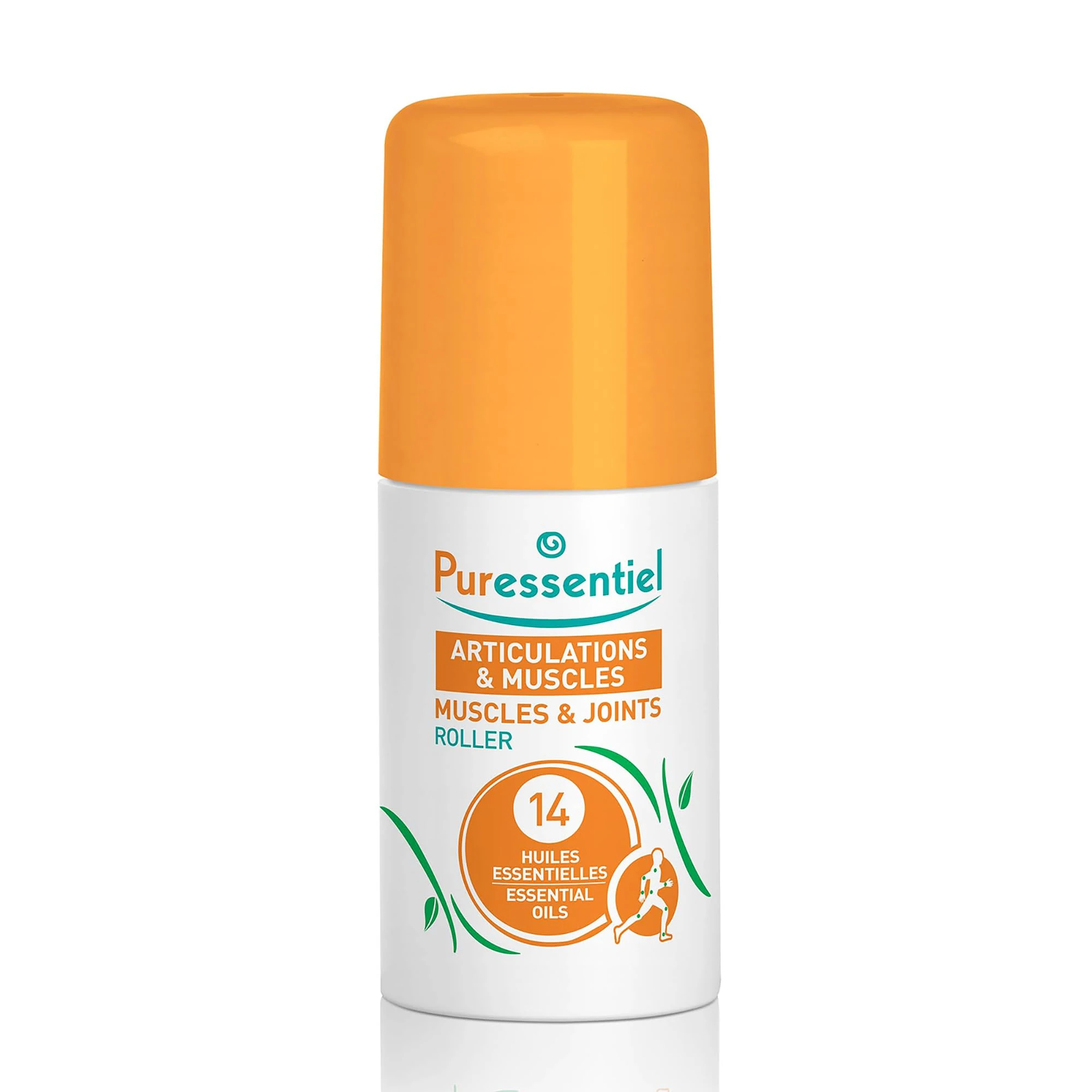 Puressentiel Muscles & Joints Roll-On 75ml – Providing Fast Relief & Naturally Soothes Muscle Pain, Back Pain Relief, Neck Pain Relief & Shoulder Aches. Acupressure Massager & Muscle Rub