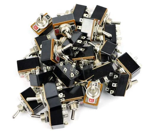 Gaugemaster GM-BPGM504 DPDT Bulk Toggle Switches (Pack of 25)
