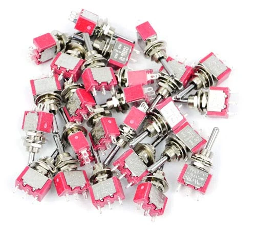 Gaugemaster BPGM510 SPDT (Momentary) Mini-Toggle Point Motor Switches (25)