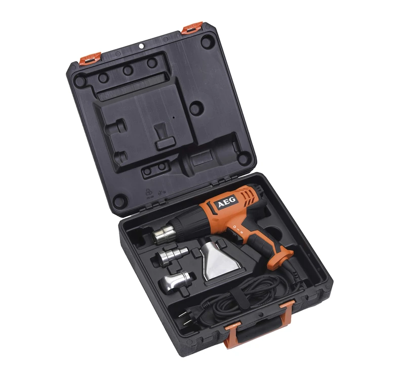 AEG HG 600 VK - power heat guns (90 - 600 °C, Black, Metallic, Orange)